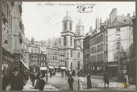 Place Crussy et place d'Armes (Sedan)